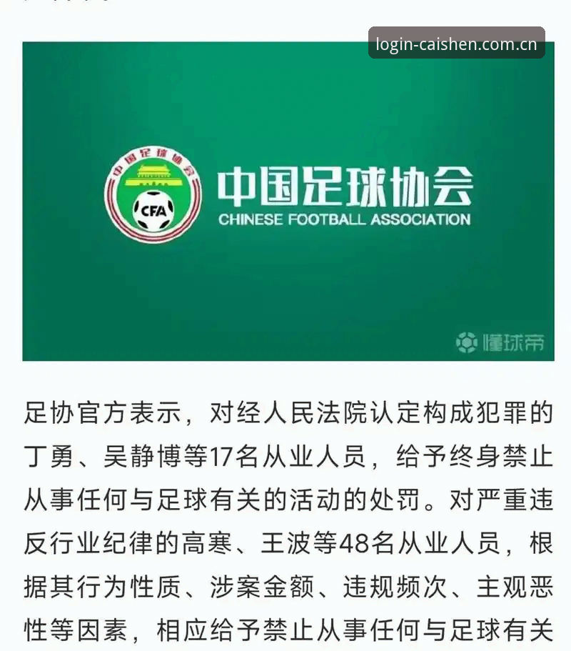 解读足协第三批禁足名单的实用指南——从处罚细节看中国足球的清理行动